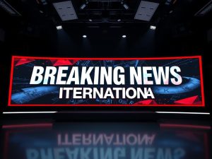 Breaking news internațional