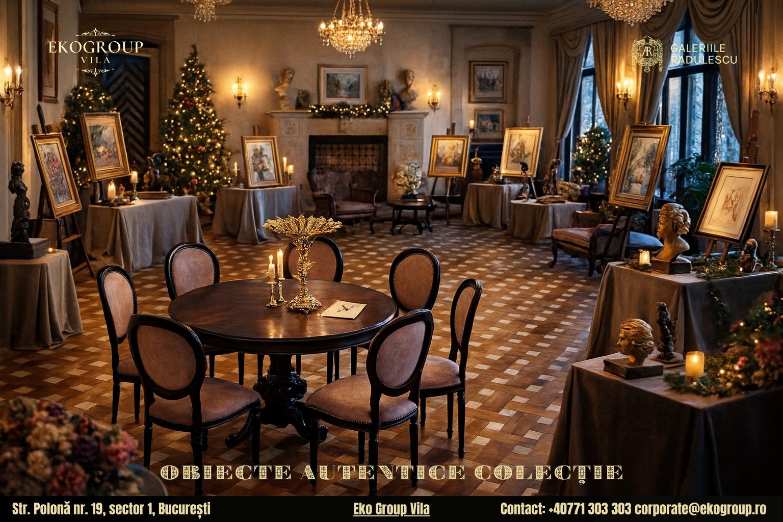 Istoria Crăciunului în anii ’30: o incursiune memorabilă la Eko Group Vila prin obiecte de artă de colecție